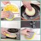 Kitcheniva Dual-Sided Scrub Sponges (12 Pcs, Pink) - Scour Pad & Soft Sponge